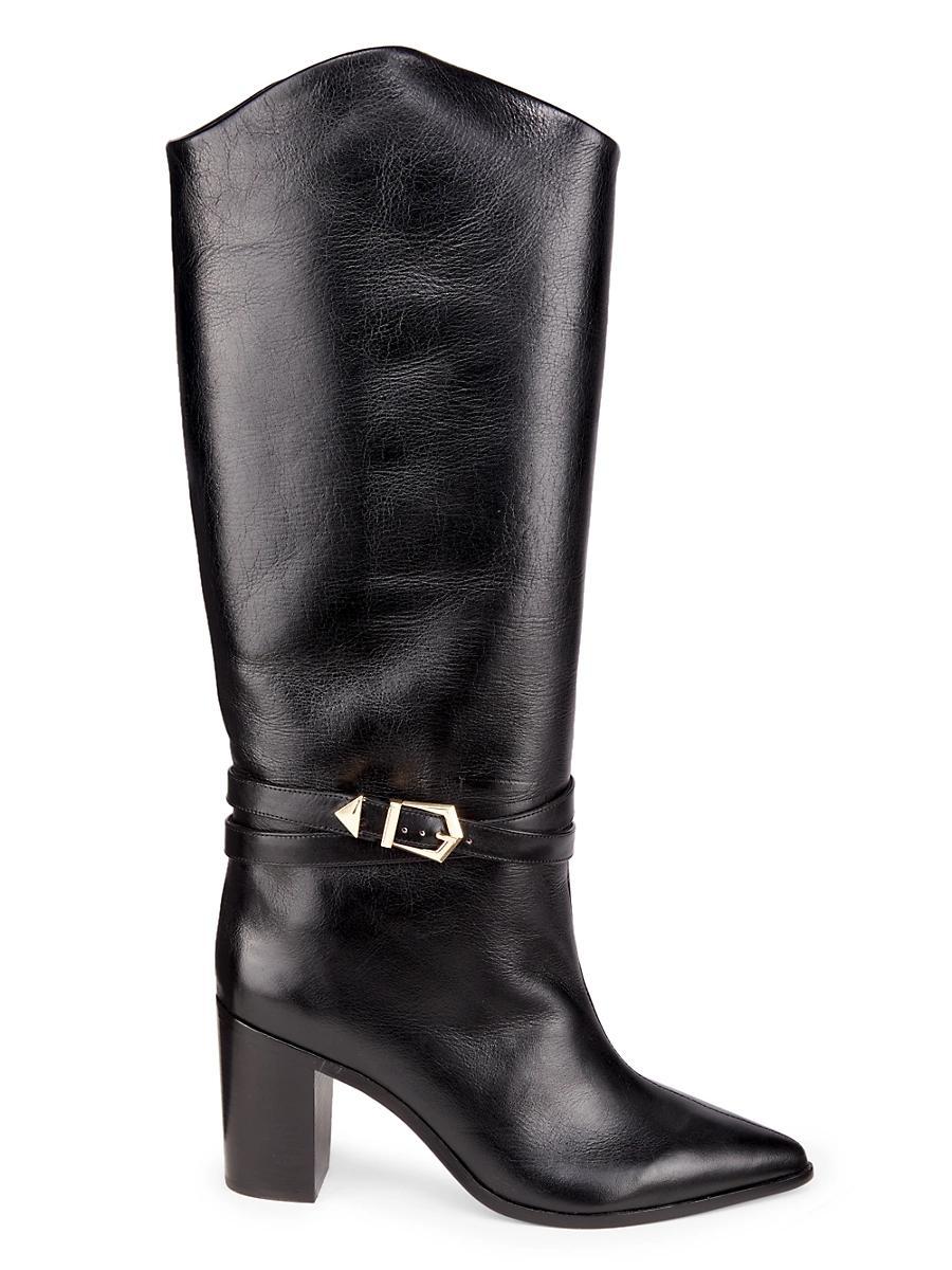 Schutz Womens Maryana Belt Block Boots Product Image