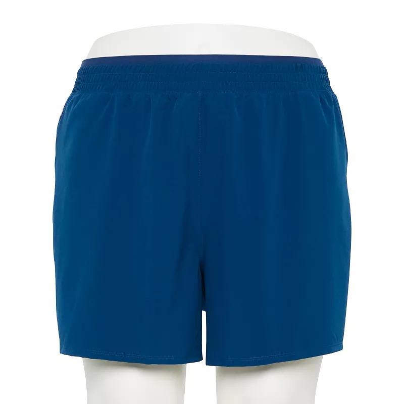Plus Size Tek Gear® Woven Run Shorts, Women's, Size: 1XL, Blue Crayon Product Image