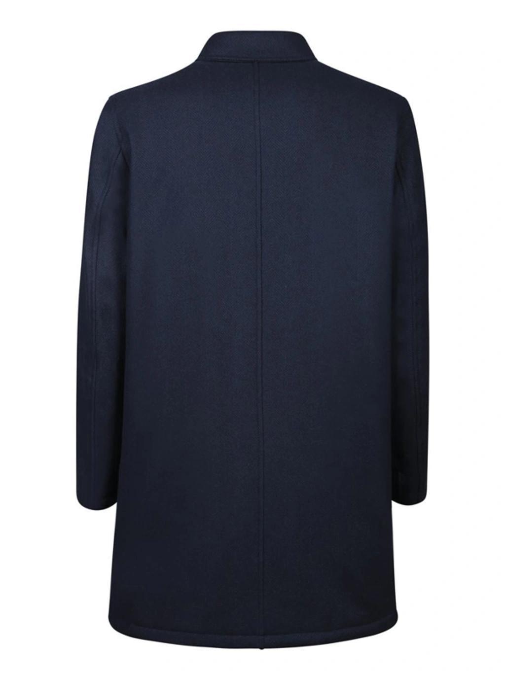 HERNO Coats In Blue Product Image