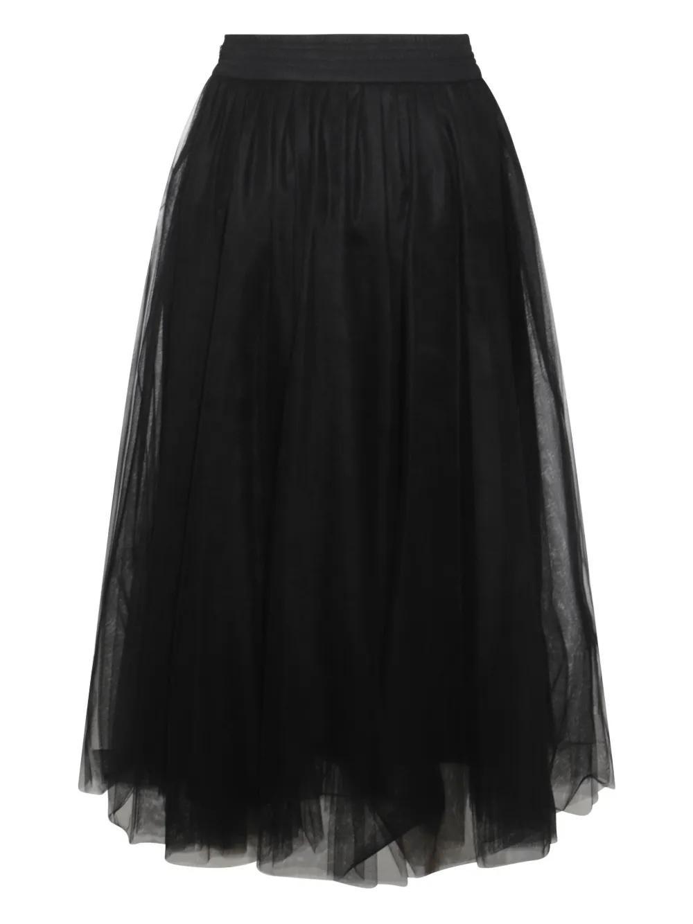 FABIANA FILIPPI Black Skirt Product Image