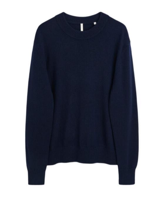 SUNFLOWER Long-sleeved Sweater In Black Product Image