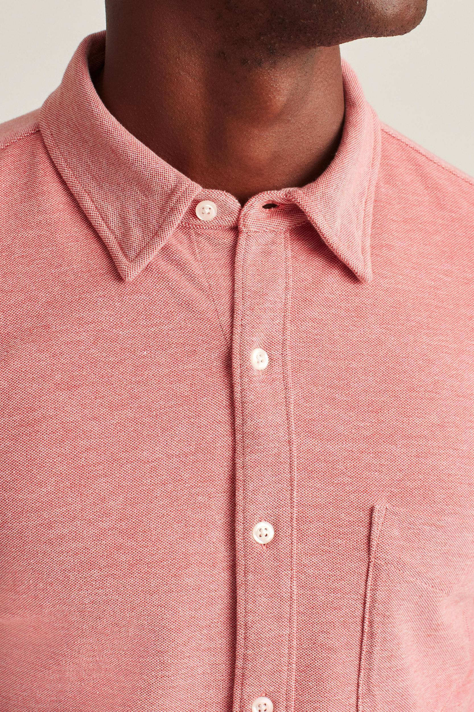 Knit Oxford Shirt Product Image