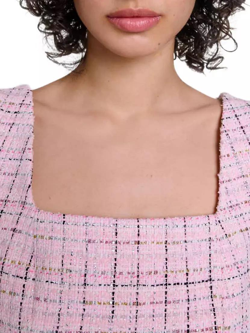 Sleeveless Tweed Dress Product Image