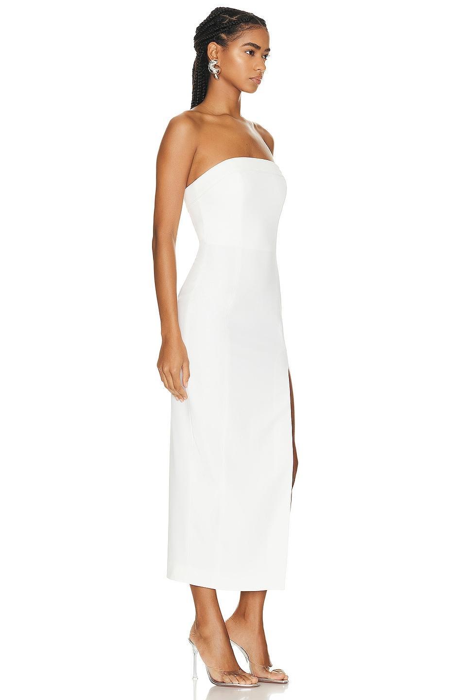 Adiba Strapless Round Edge Midi Dress NICHOLAS Product Image