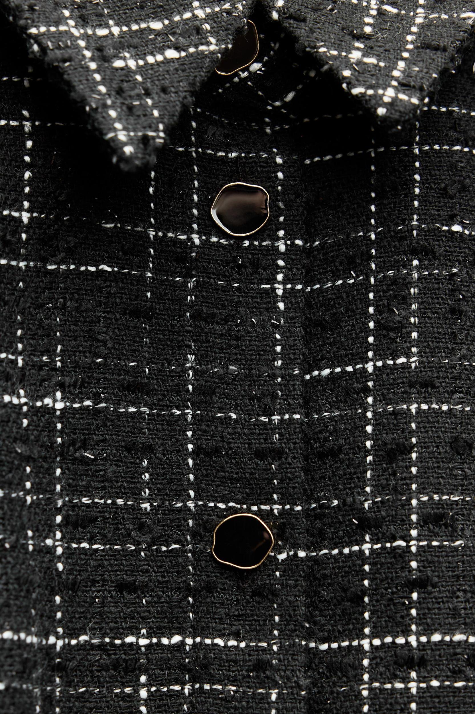 TEXTURED SHORT DRESS Product Image