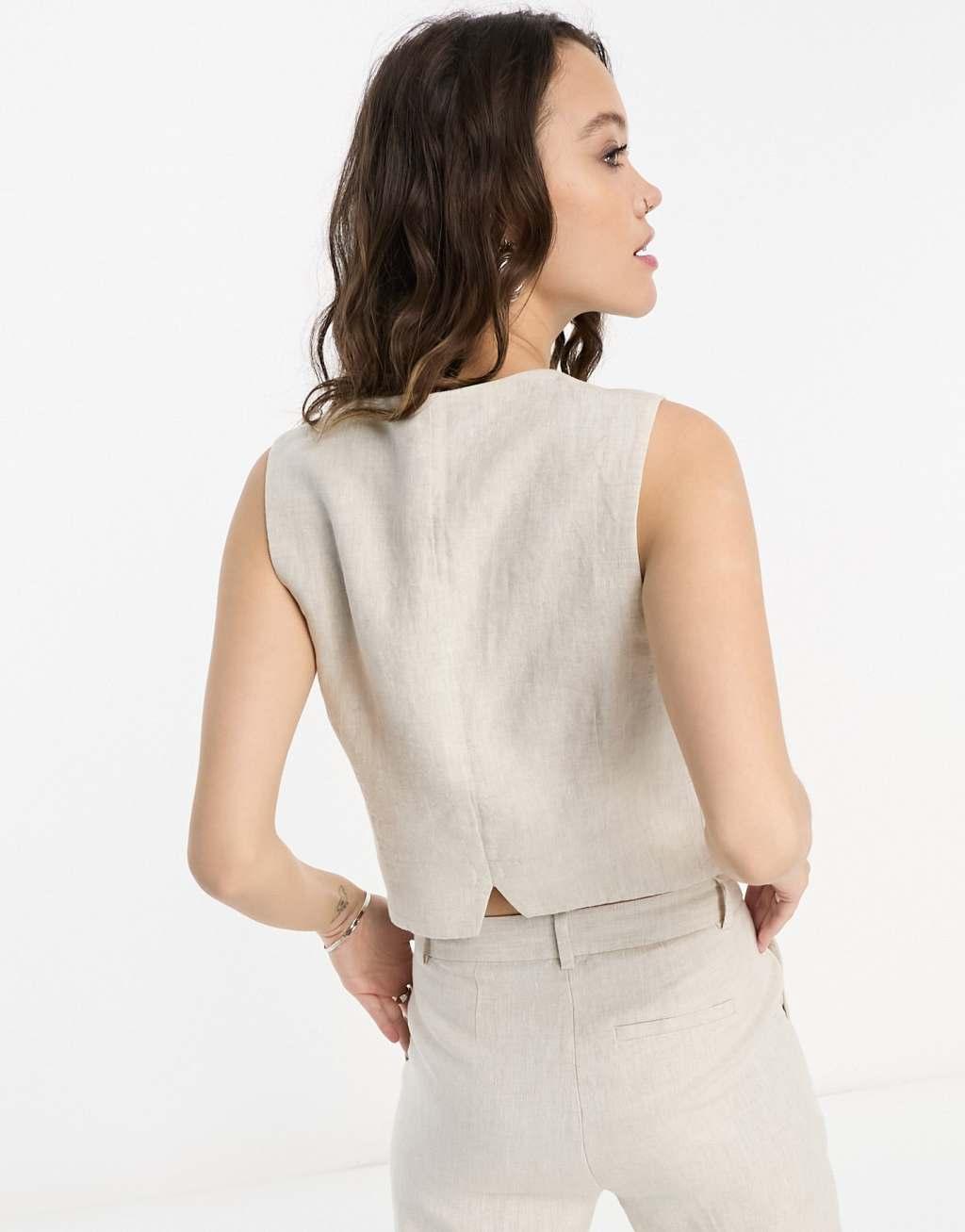 & Other Stories linen mix vest Product Image