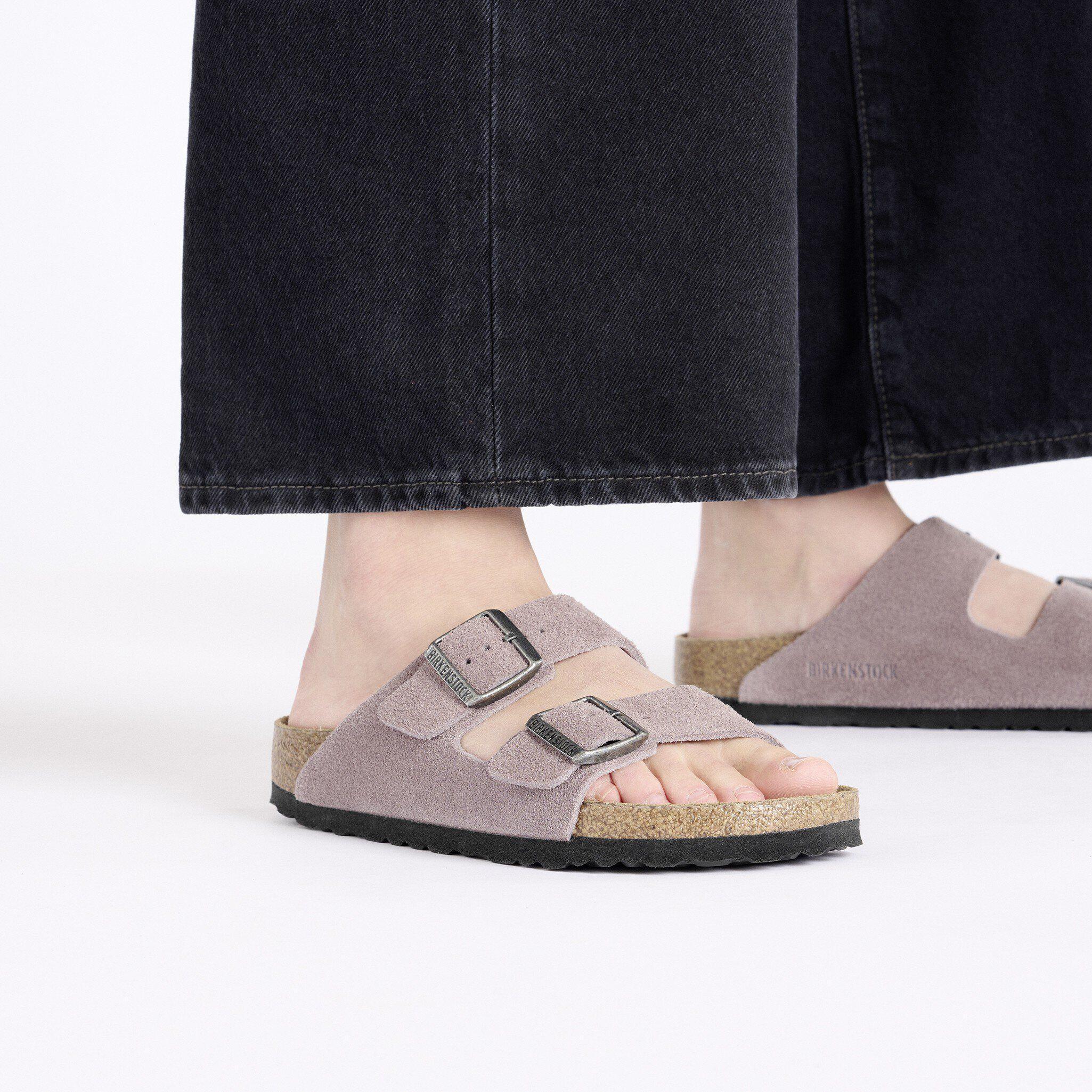 Arizona Soft Footbed Suede Leather Faded Purple Product Image
