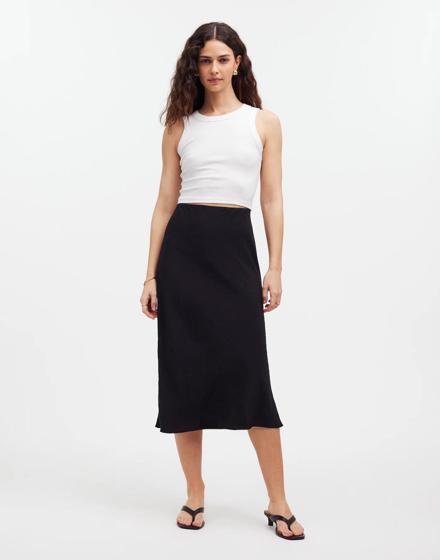 The Layton Midi Slip Skirt Product Image