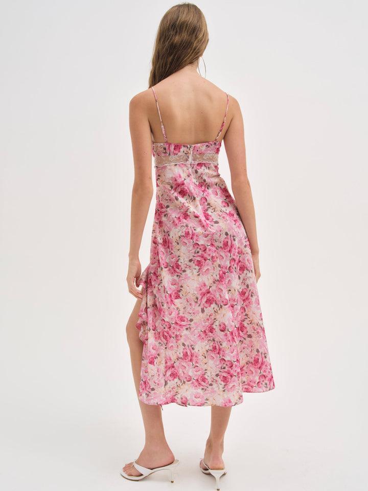 Angelina Midi Dress — Pink Product Image