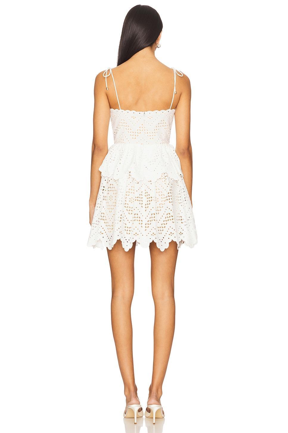 Cotton Broderie Mini Dress self-portrait Product Image