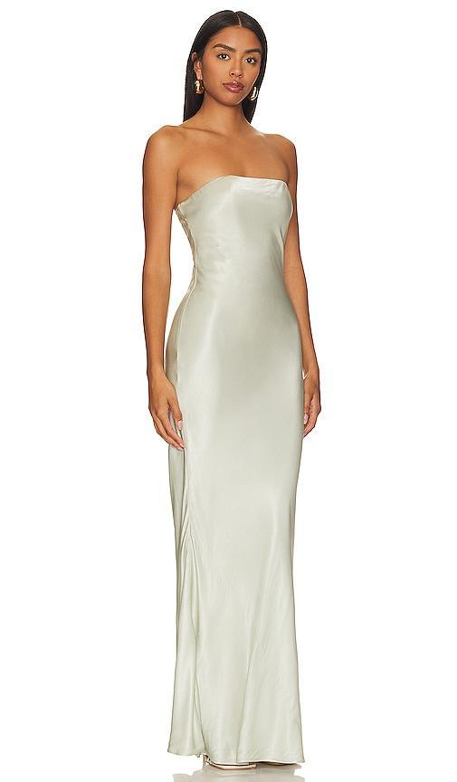 x REVOLVE Mikayla Gown Stone Cold Fox Product Image
