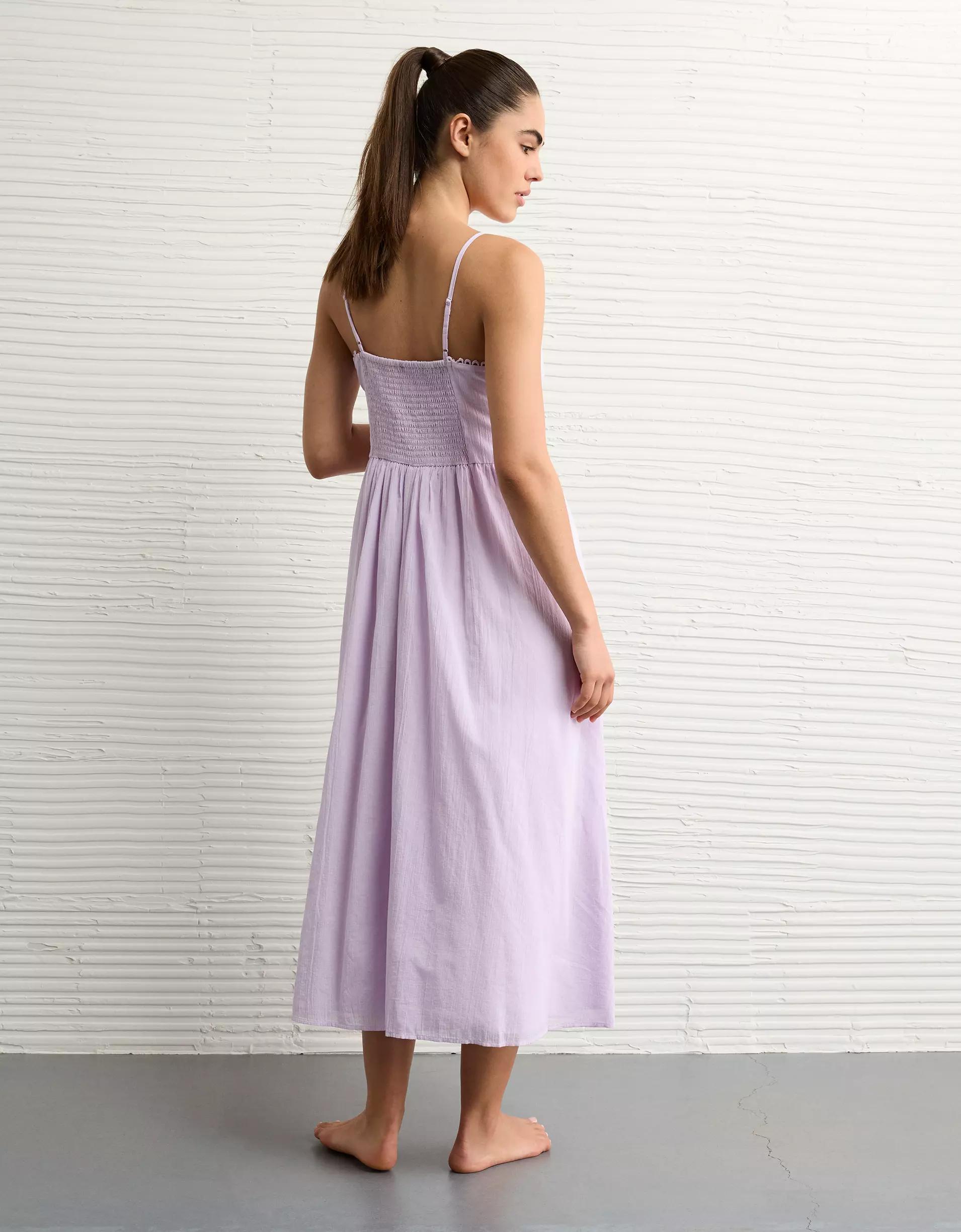 AE Catie Corset Button-Up Midi Dress Women's Product Image