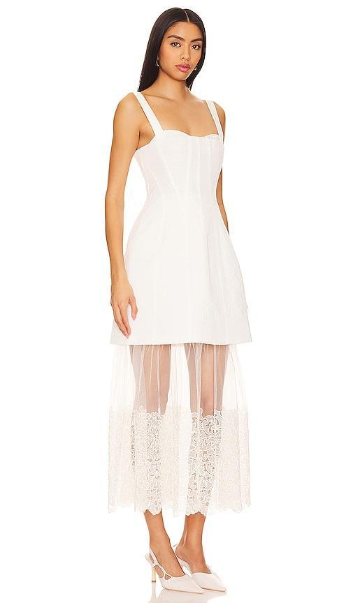 SIMKHAI Callan Bustier Midi Dress Size 0, 2, 8. Product Image