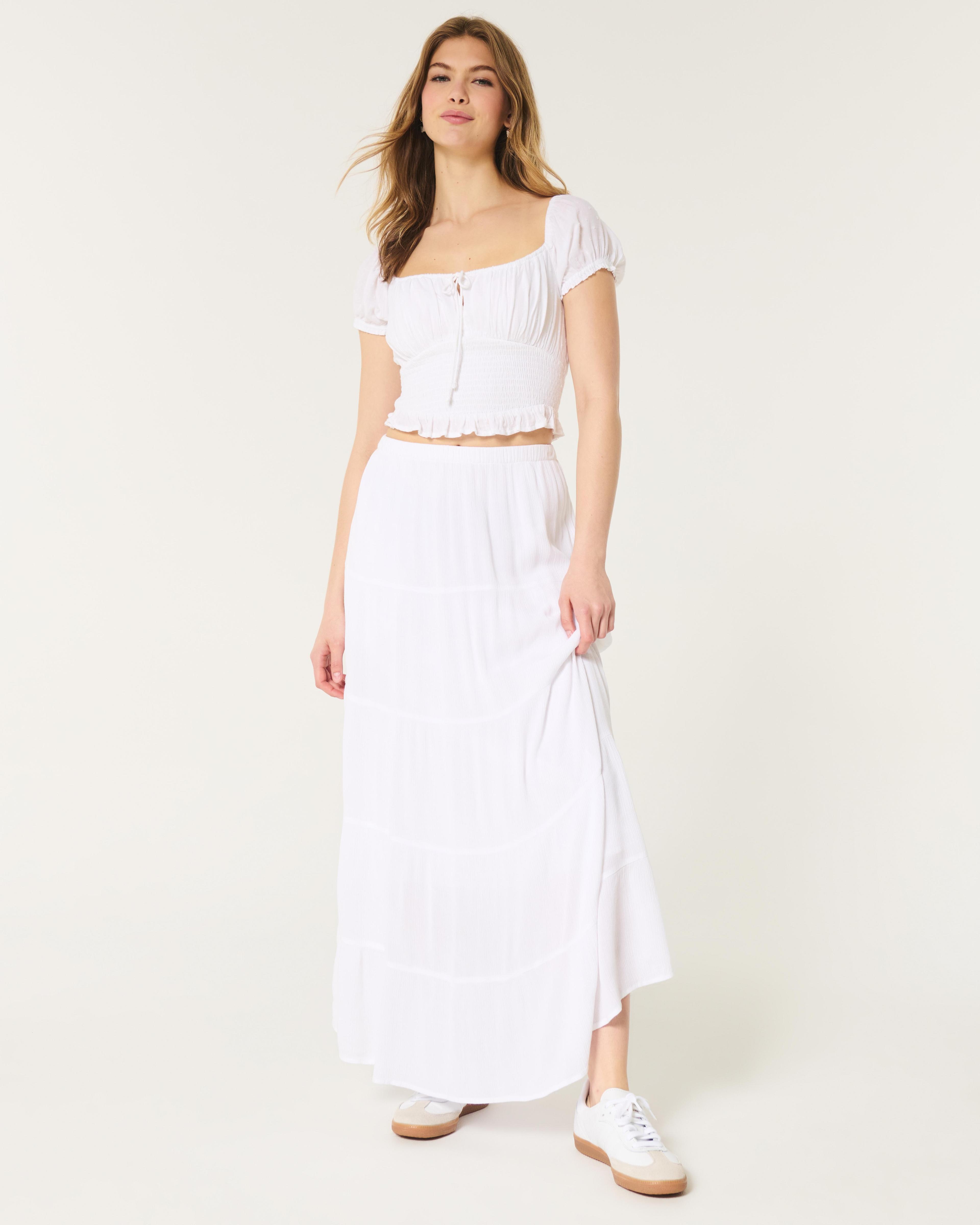 Tiered Maxi Skirt Product Image