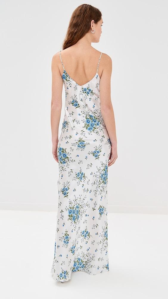 Rodarte Daisy Silk Slip Dress with Rose | Shopbop Product Image