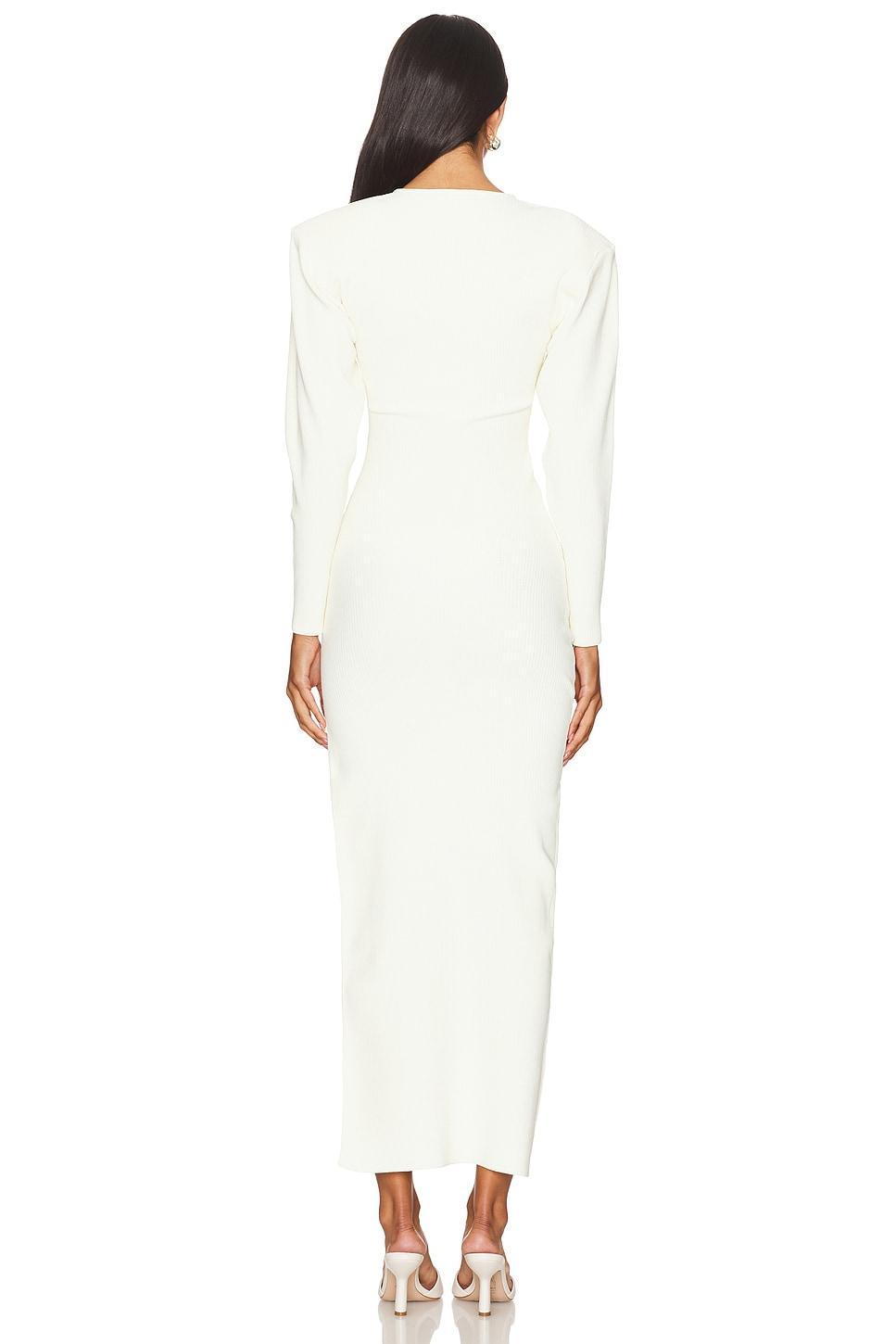 Strong Shoulder Maxi Dress Dodiee Product Image