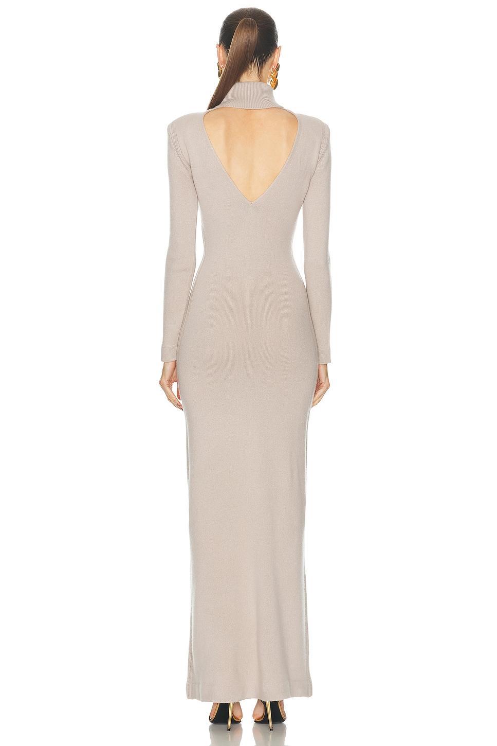 Cashmere Turtleneck Long Dress Product Image