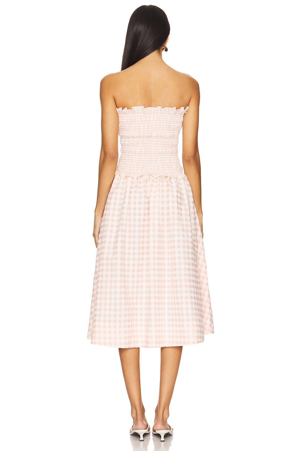 Petal Gingham Midi Dress For Love & Lemons Product Image
