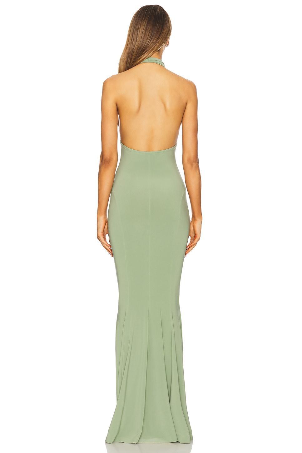Cross Halter Fishtail Gown Norma Kamali Product Image