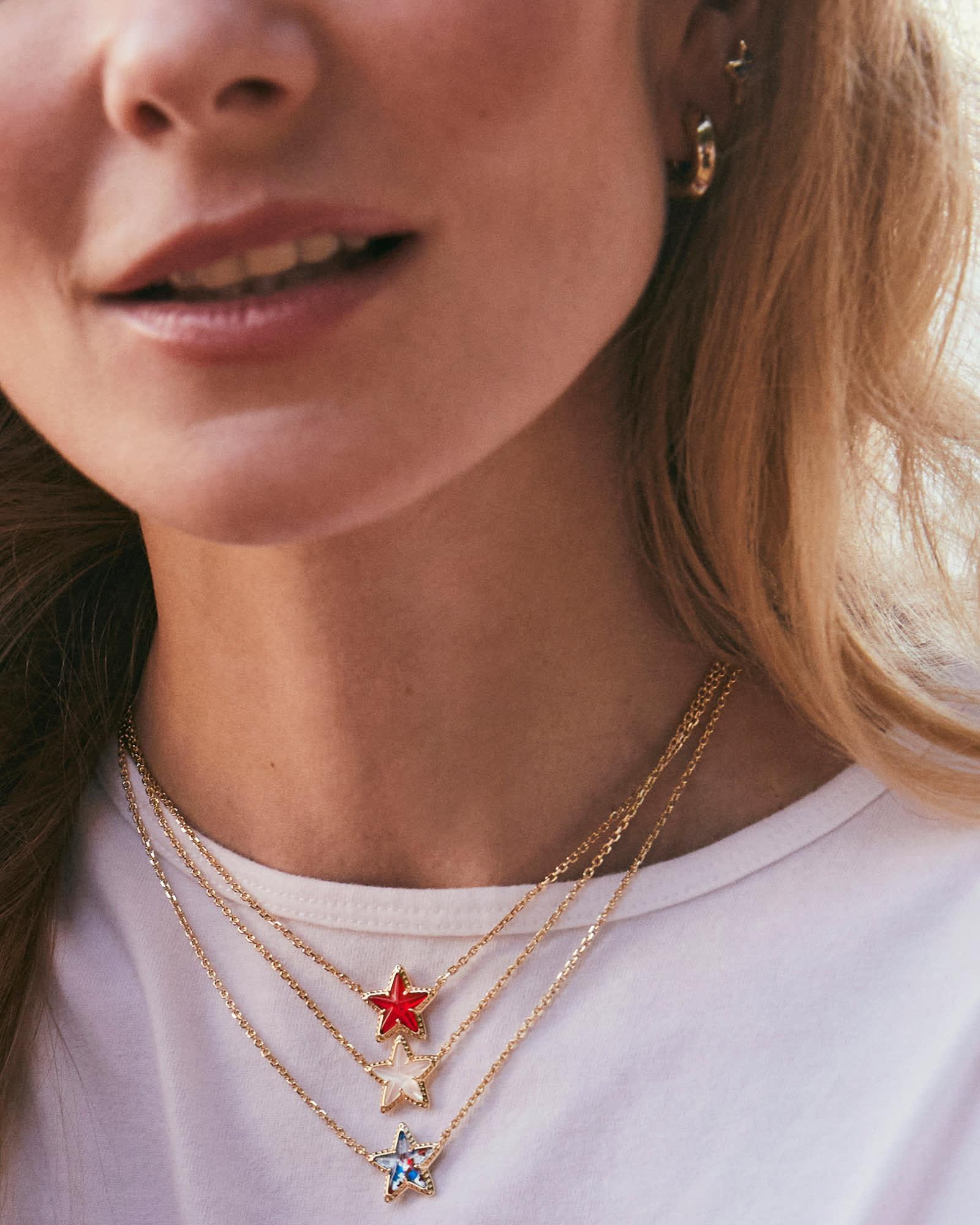 Cassidy Gold Short Pendant Necklace Product Image