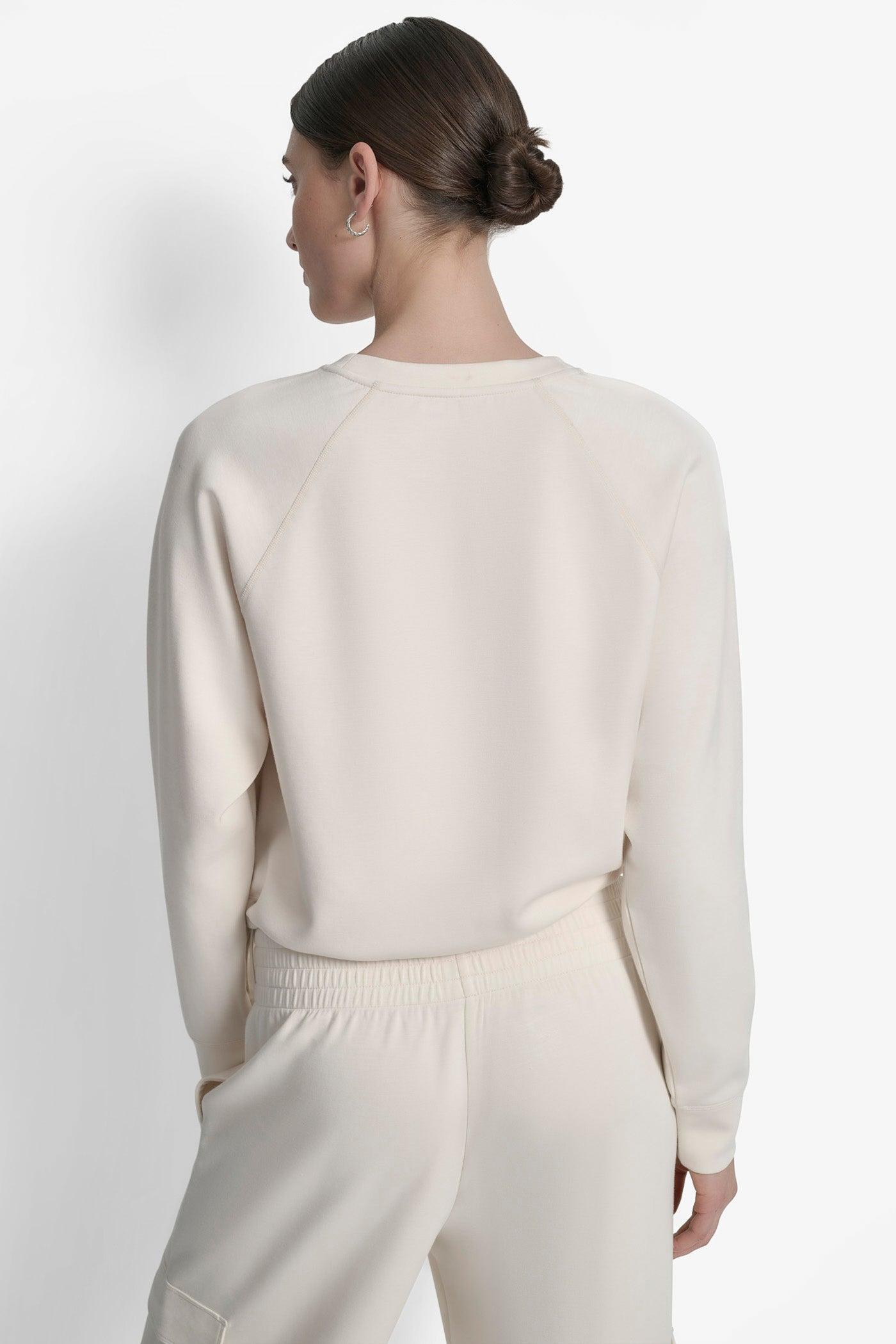 CROPPED DRAWSTRING-HEM SWEATSHIRT Product Image