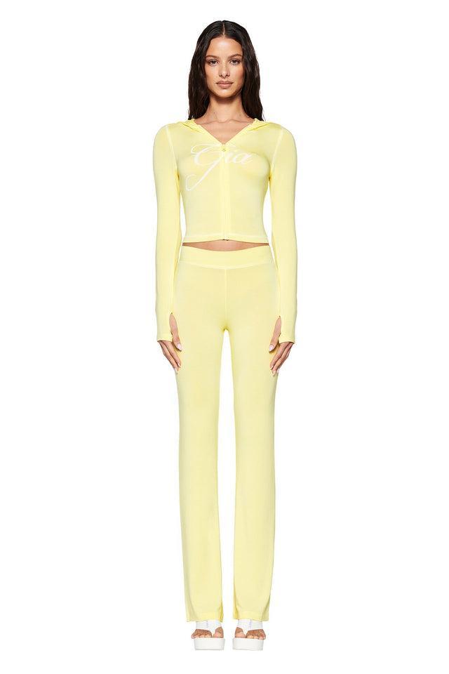 BLARE TRACKPANT - YELLOW : PALE YELLOW Product Image