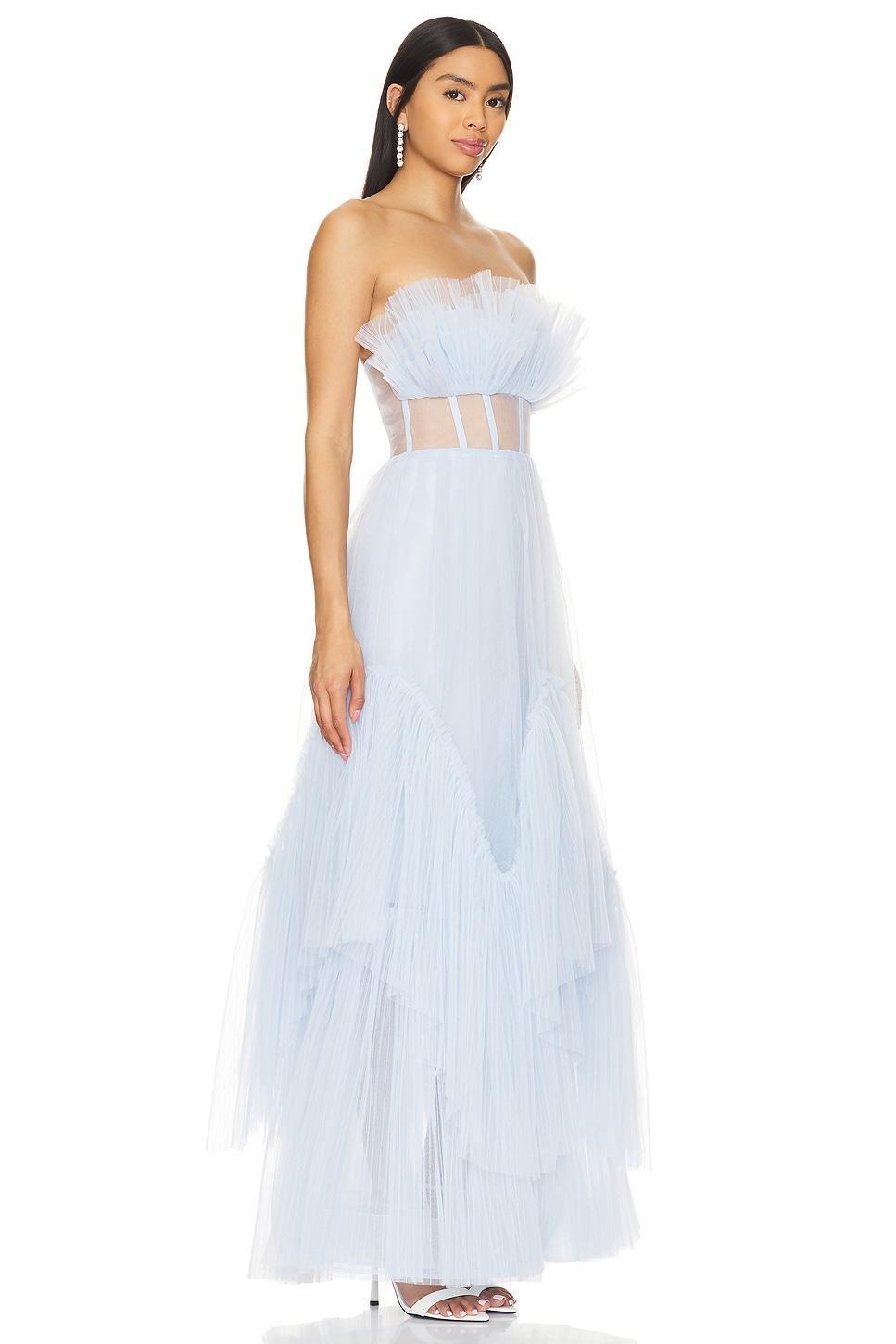 Long Corset Evening Dress BCBGMAXAZRIA Product Image