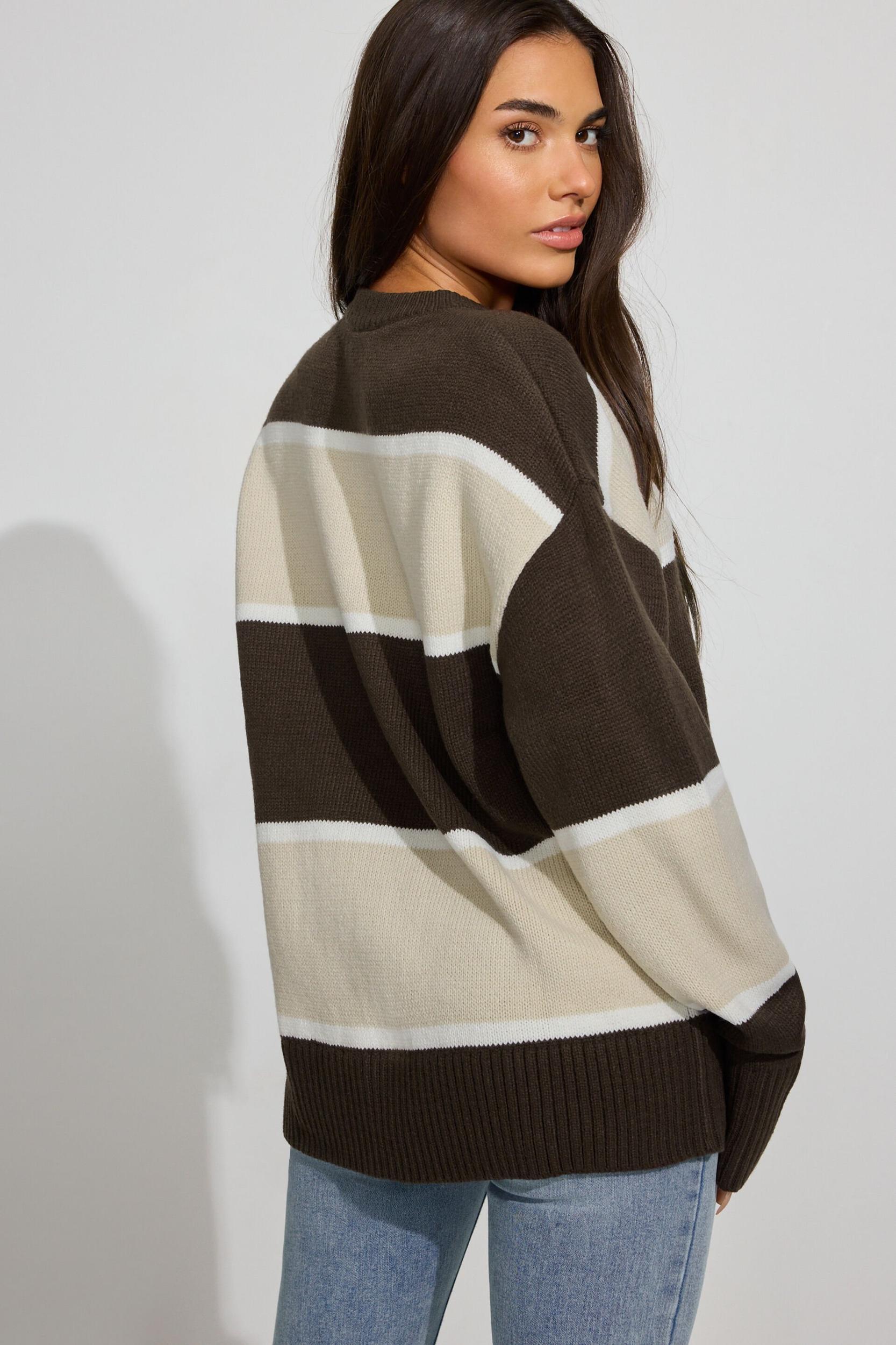 Serene Deep V-Neck Long Sleeve Top Product Image
