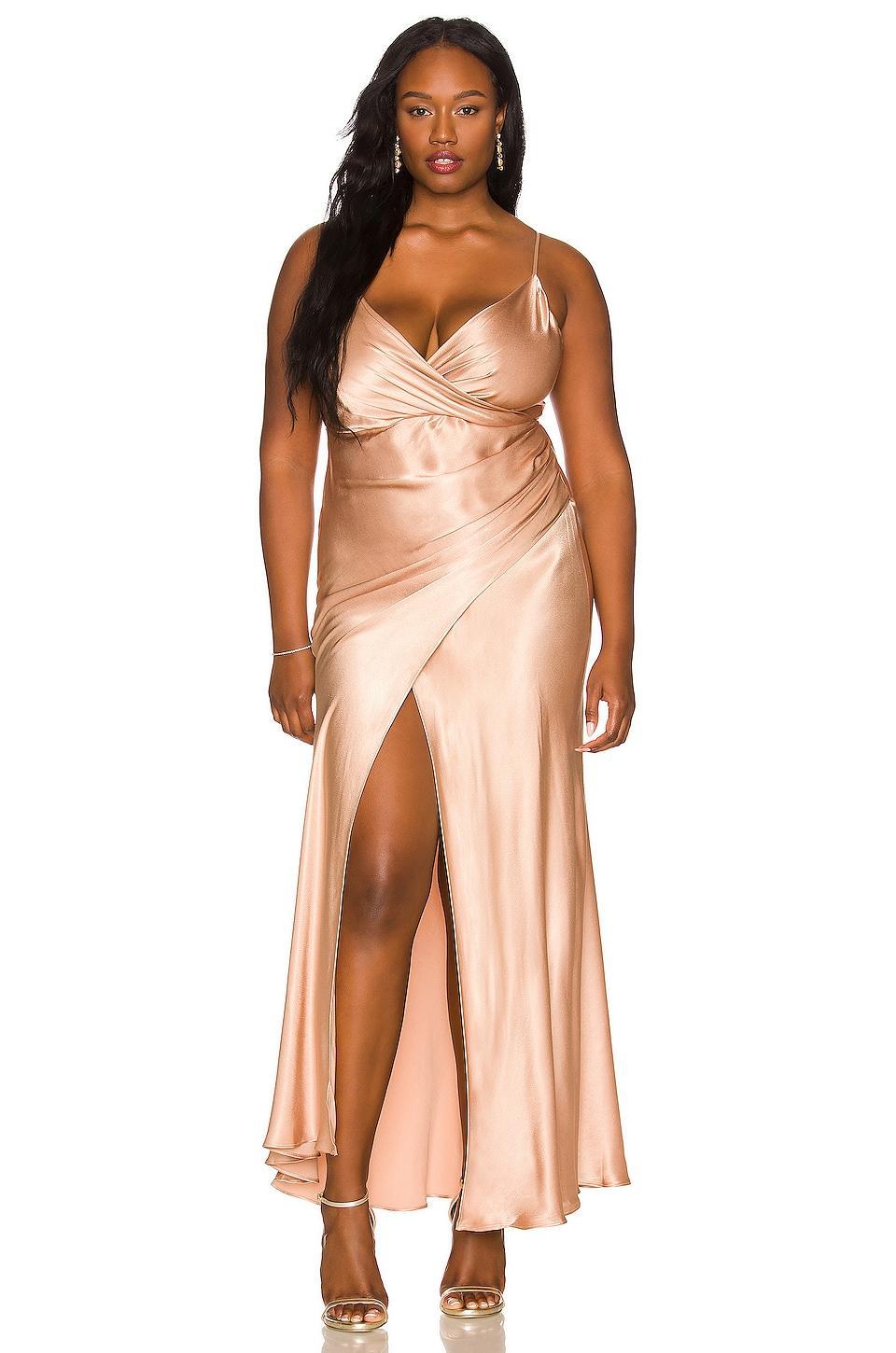 La Lune Cross Draped Maxi Dress Shona Joy Product Image