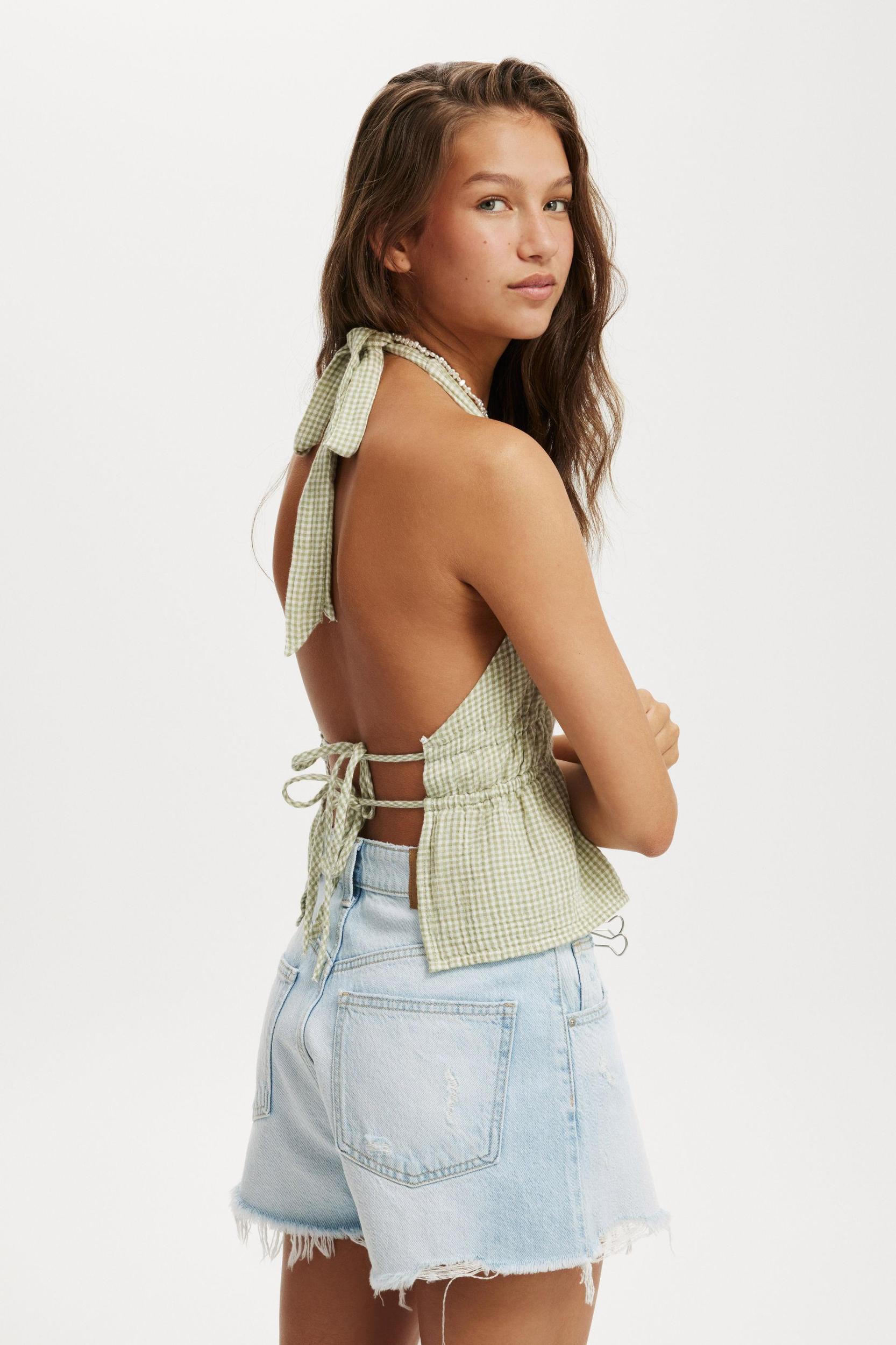 Haven Gathered Halter Top Product Image