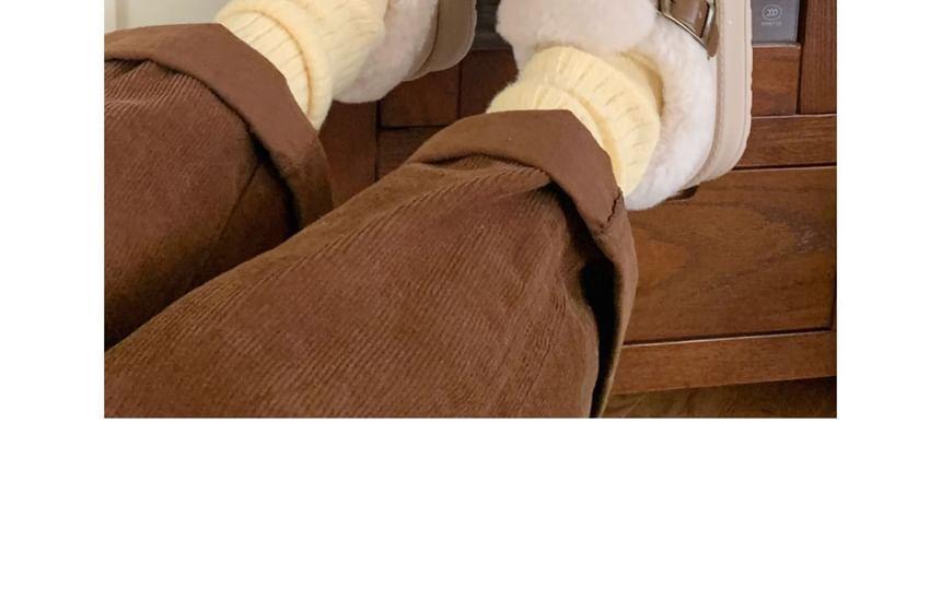 Bear Applique Buckled Ankle Snow Boots Product Image