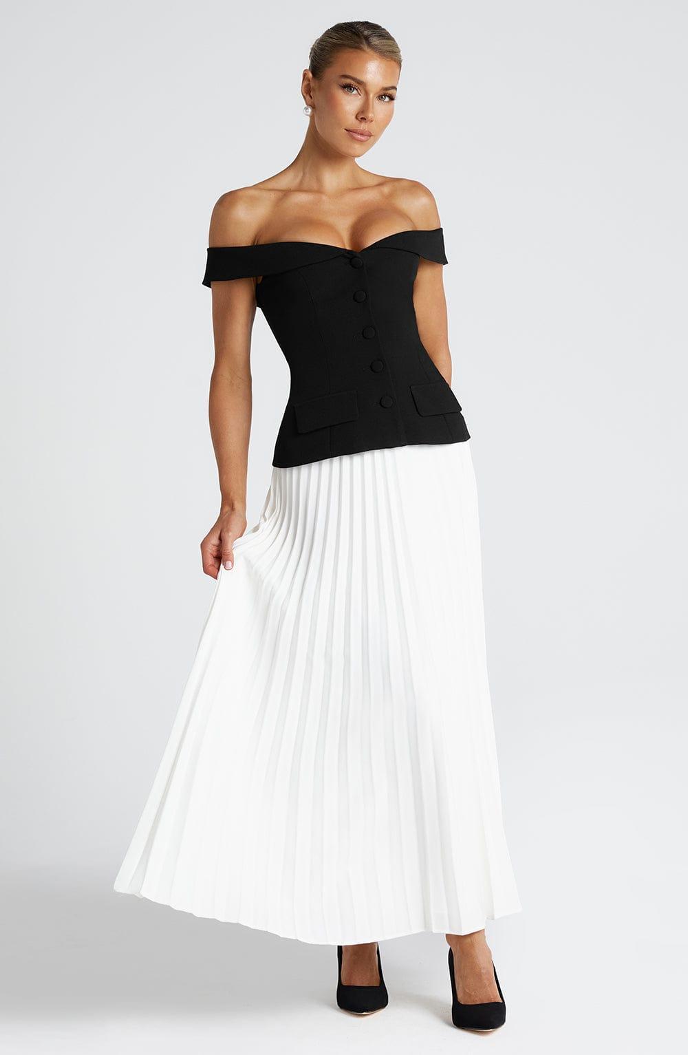 Penny Midi Skirt - Ivory Product Image
