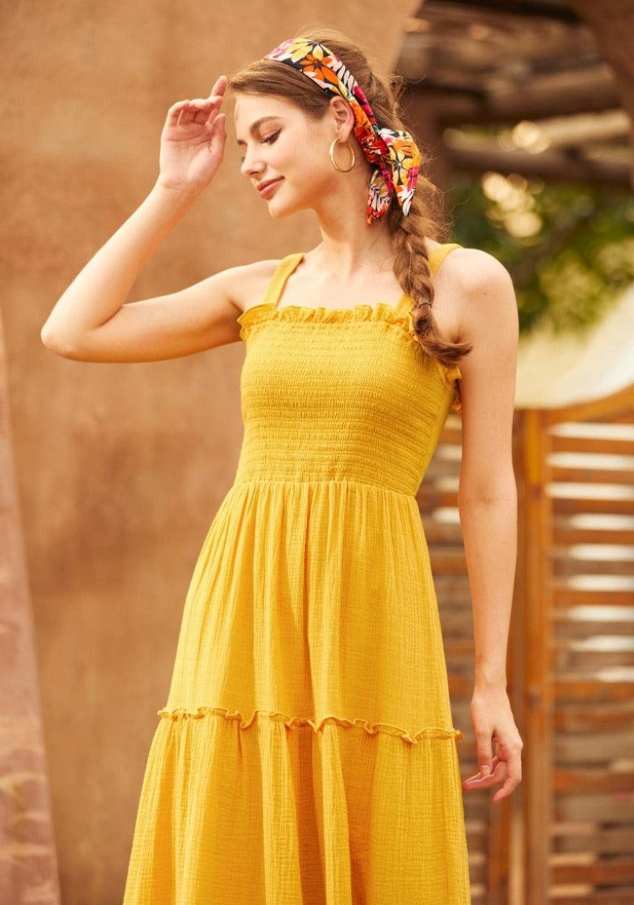 Glimmering Goddess Maxi Dress Product Image