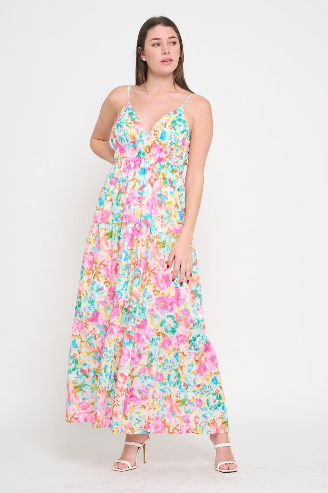 Aegean Garden Maxi Dress Product Image