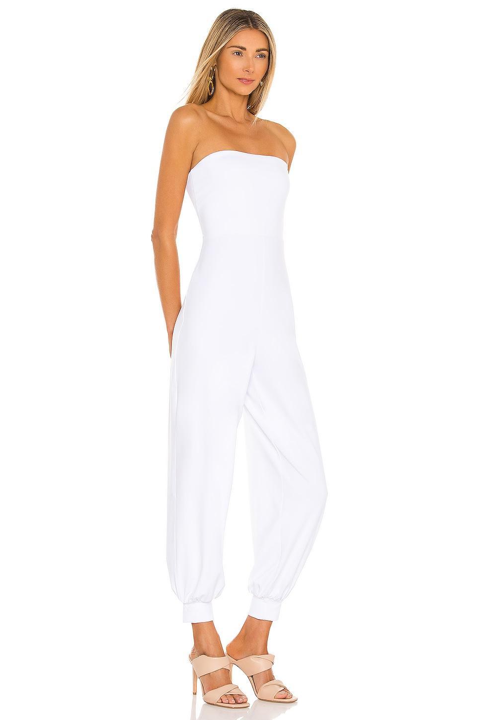 Strapless Cuffed Ankle Jumpsuit Susana Monaco Product Image
