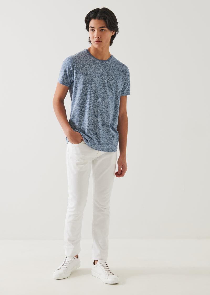 Patrick Assaraf Stretch Printed T-Shirt Product Image