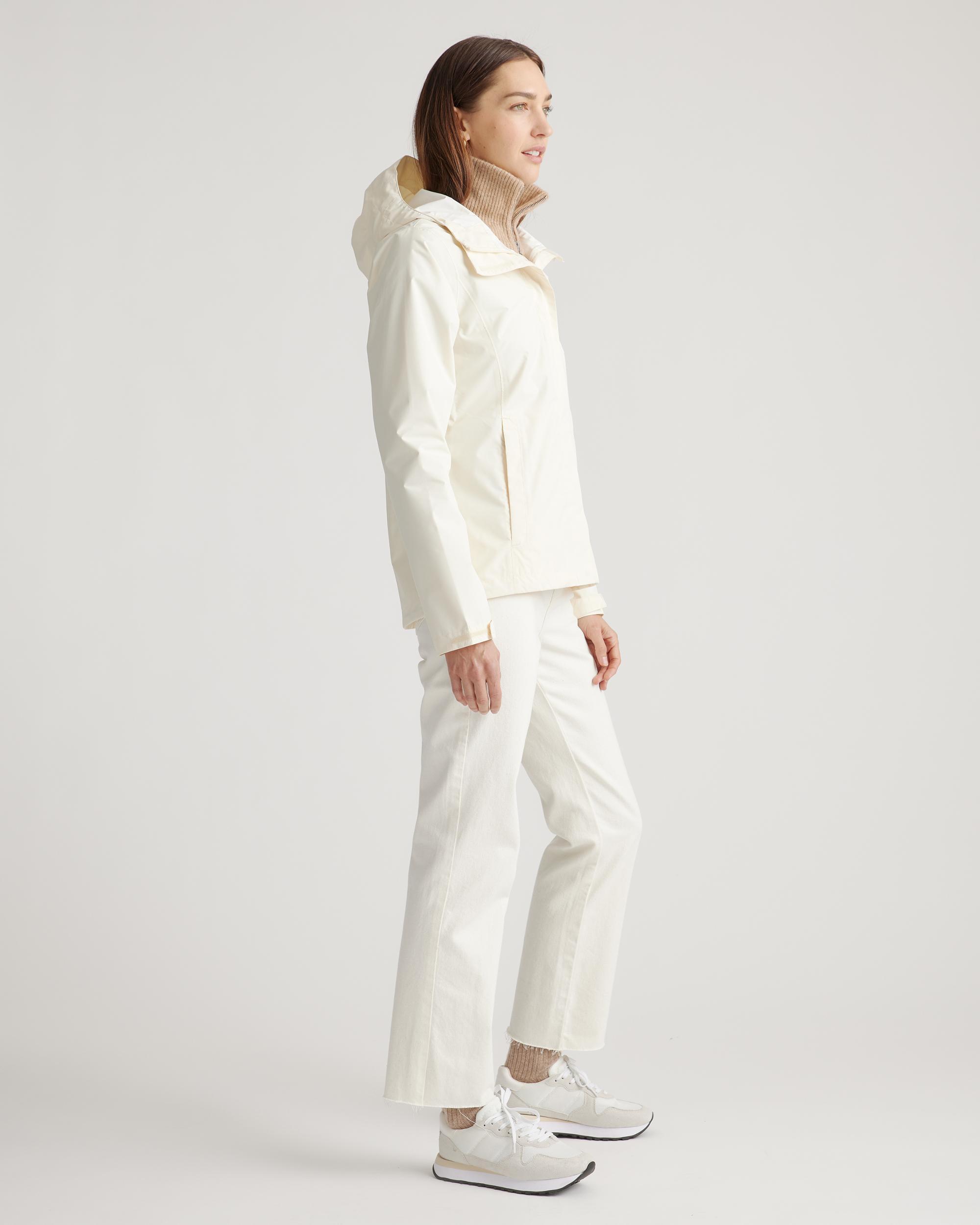 Quince | Women's Weatherproof Short Rain Shell Jacket Size XL, Polyester/Recycled Polyester Blend Product Image