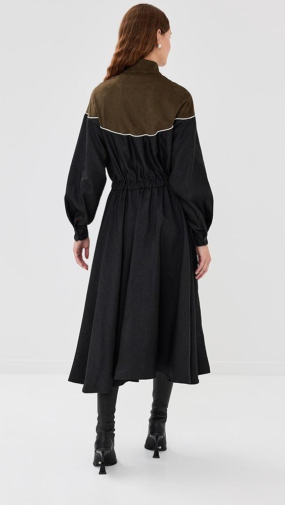 Stella Jean Embroidered Shoulder Dress | Shopbop Product Image