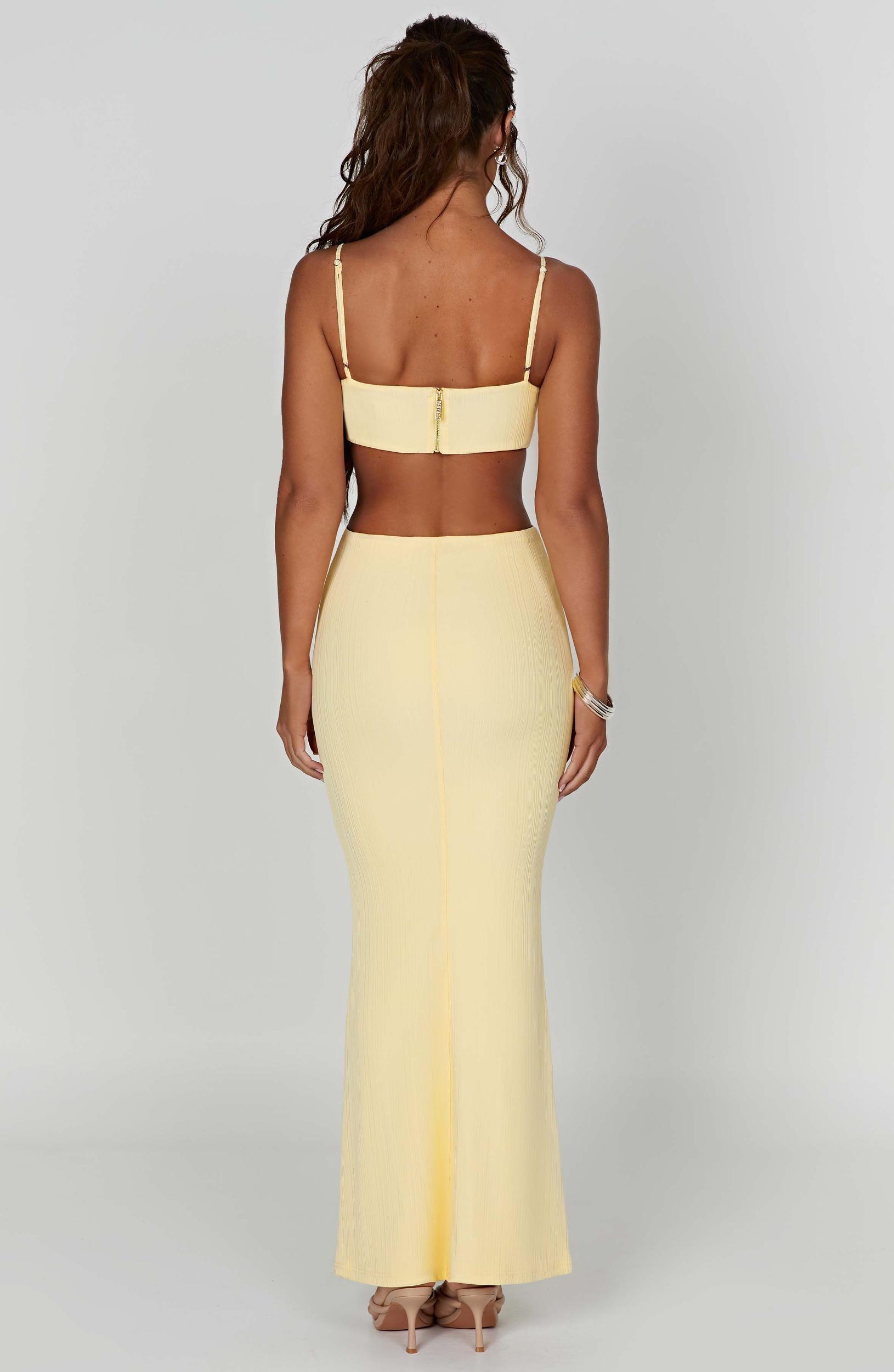 Celine Maxi Dress - Lemon Product Image