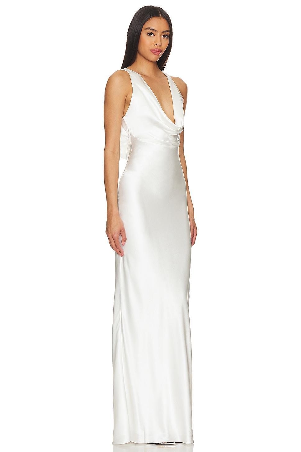 Drape Front Maxi Dress Michael Lo Sordo Product Image