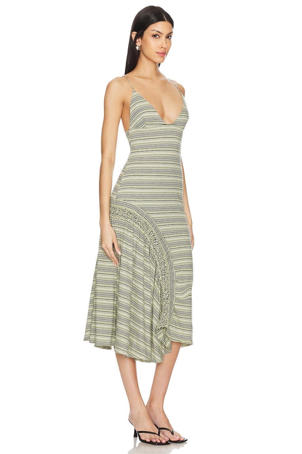 Hyeres Asymmetrical Midi Dress FAITHFULL THE BRAND Product Image