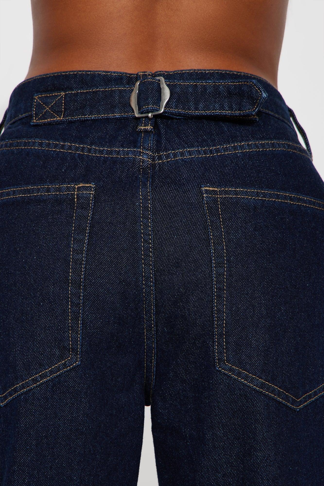 Dakota Straight Leg Jeans - Dark Denim Product Image