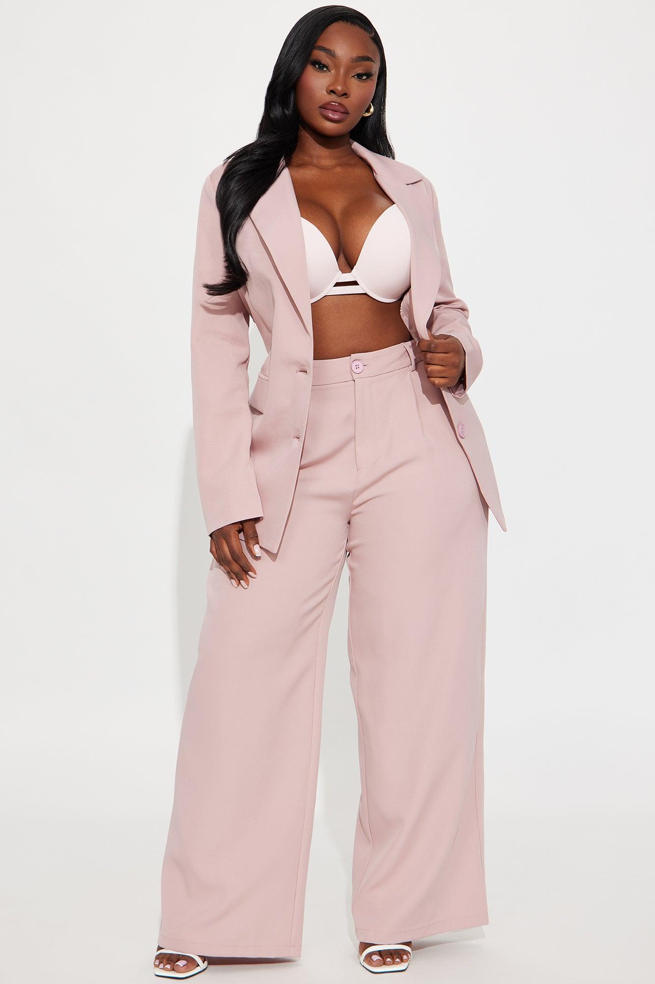 High Investment Trouser Pant - Blush Female Product Image