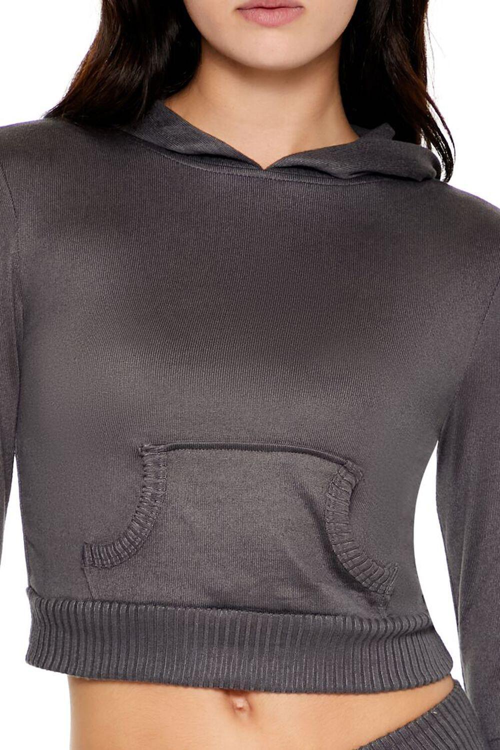Cropped Fleece Hoodie | Forever 21 Product Image