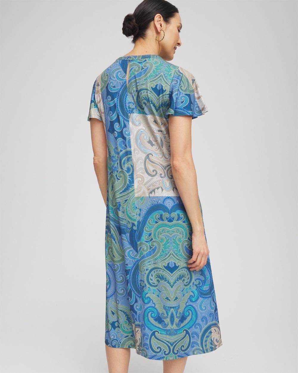 Trapunto Midi Jersey-Knit Dress Product Image