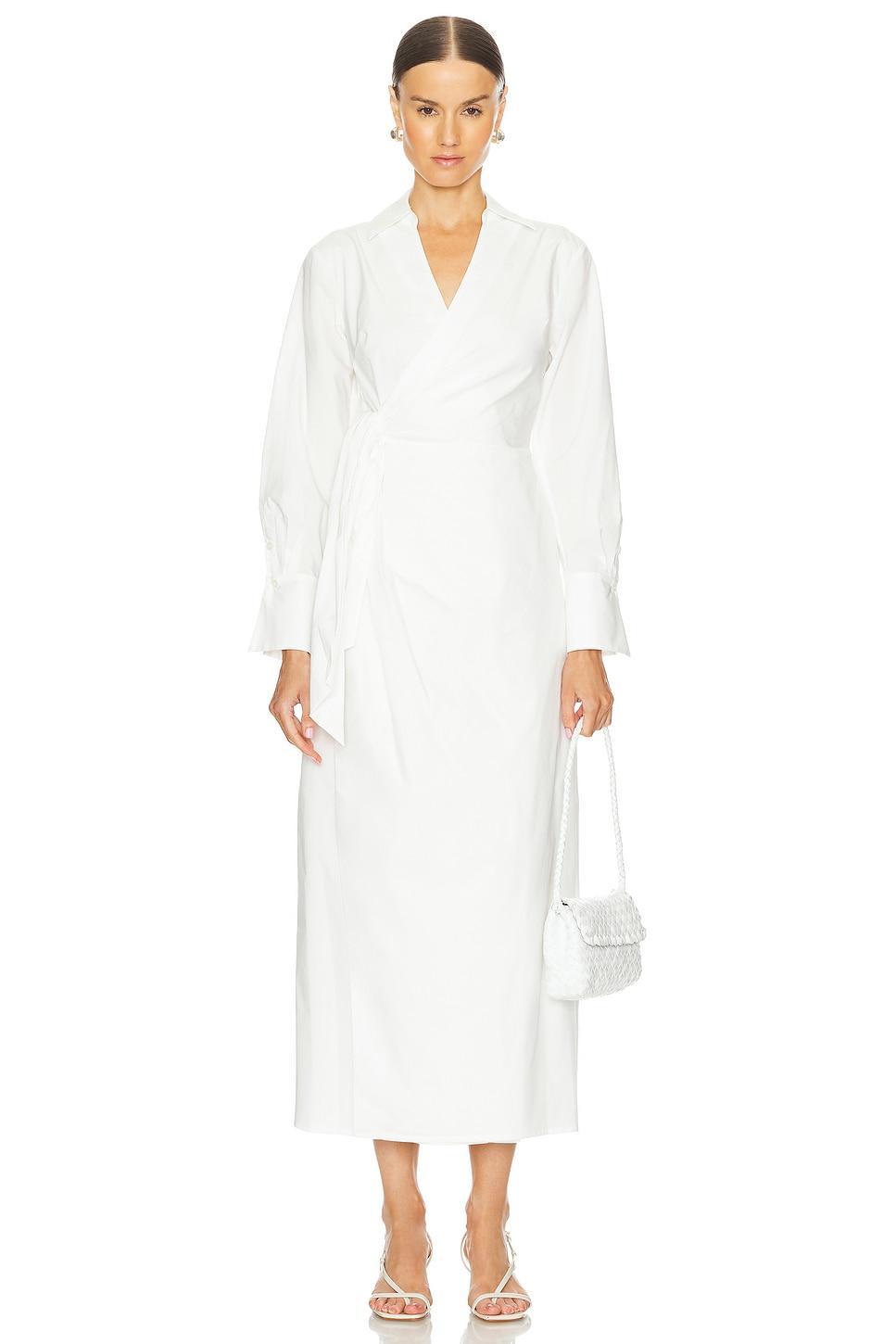Briar Draped Midi Dress SIMKHAI Product Image