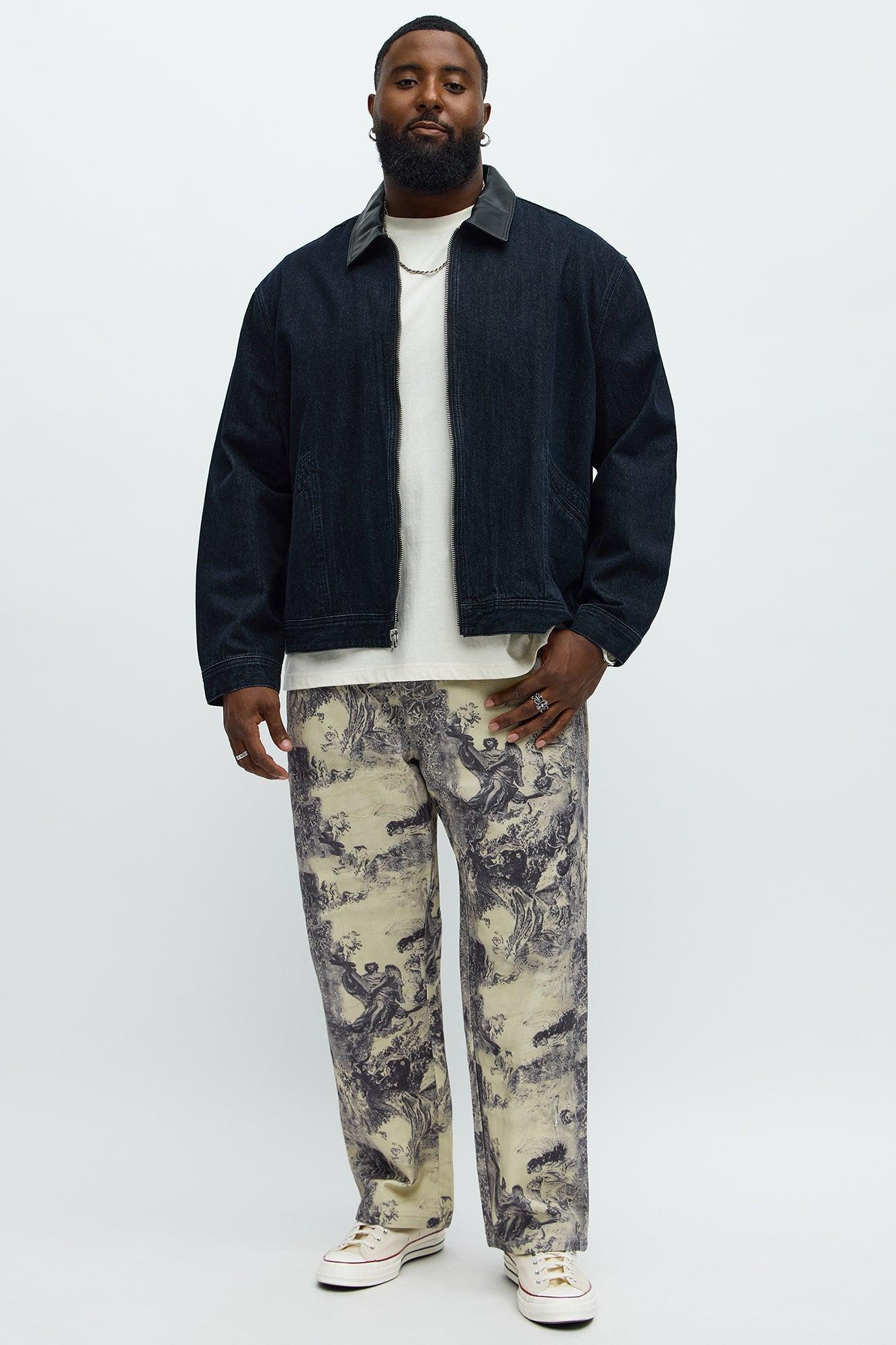 Relaxed Straight In My Era Renaissance Pants - Cream/combo Product Image