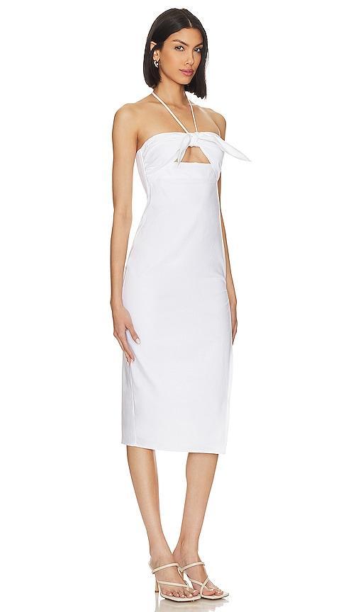 x Jetset Christina Olive Midi Dress MAJORELLE Product Image