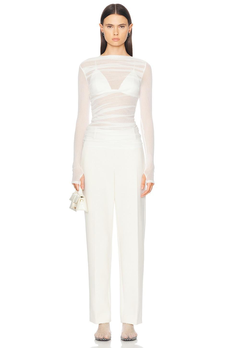 Draped Boatneck Top Product Image