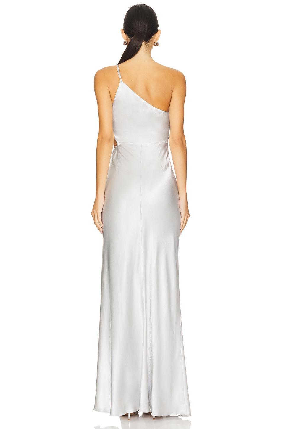 La Lune Asymmetrical Gathered Maxi Dress Shona Joy Product Image